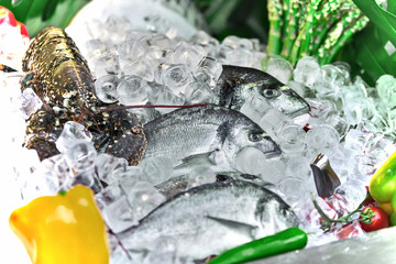 The composition of seafood