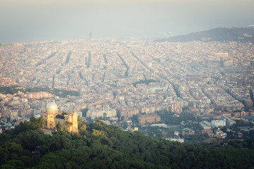 View from above at Barcelona