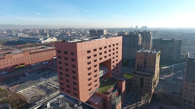 Milan Aerial view