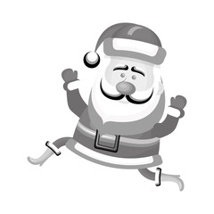 cute santa claus character vector illustration design