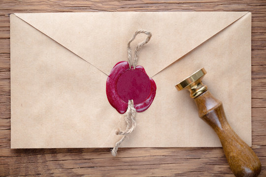 envelope with a stamp