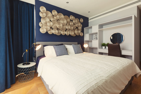 Bed room modern interior design
