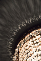 Round retro chandelier fragment