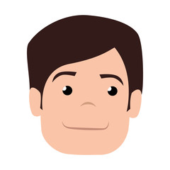 head man isolated icon vector illustration design