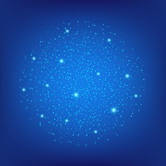 Creative concept Vector set of glow light effect stars bursts with sparkles isolated on black background. For illustration template art design, banner for Christmas celebrate, magic flash energy ray