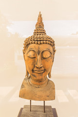 Wooden Buddha statue for decoration indoor