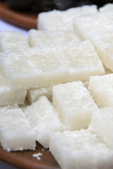 typical candy coconut of Guatemala