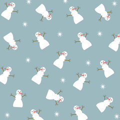 Snowmen texture background