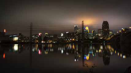 Fototapeta na wymiar Minneapolis Skyline
