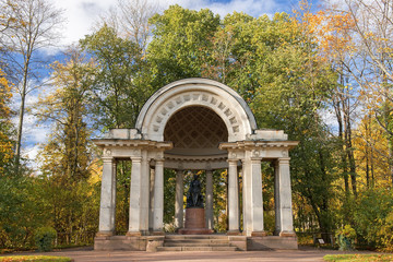 picturesque pavilions in Pavlovsk Park, Saint Petersburg