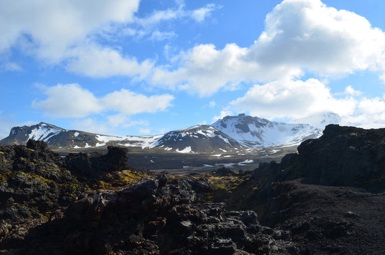 Gorgeous View of Eldborg Crater