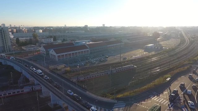 Aerial view Milan