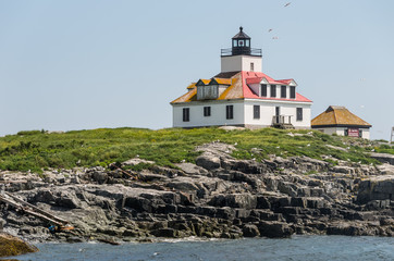 Fototapeta na wymiar Egg Rock Lighthouse
