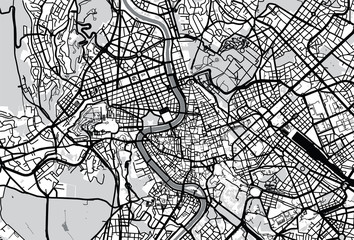 Fototapeta premium Rome vector city map