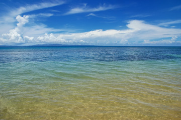 Clear water along the shore of Taveuni Island, Fiji