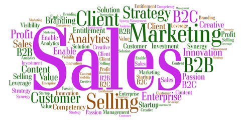 Sales Word Cloud