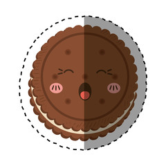 delicious cookie Cartoon icon vector illustration graphic design