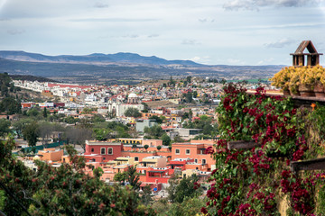 Fototapeta na wymiar San Miguel De Allende Panorama