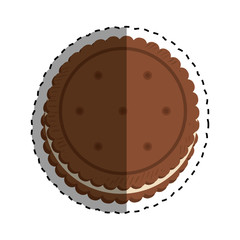 delicious cookie Cartoon icon vector illustration graphic design