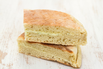 typical bread of island Madeira, Portugal