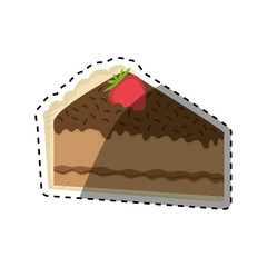 delicious Cake dessert icon vector illustration graphic design