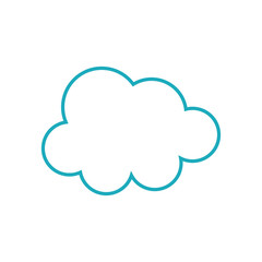 Clouds weather sky icon vector illustration graphic design