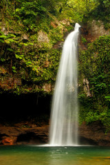 Lower Tavoro Waterfalls in Bouma National Heritage Park, Taveuni