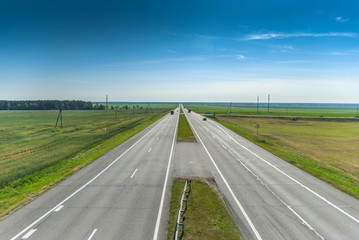 Motorway summer day