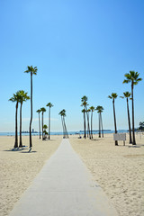 Naklejka premium Long beach in California, USA