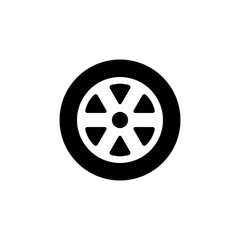 Obraz premium Tire Icon Flat