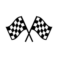Racing flag Icon Flat