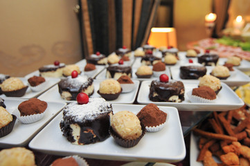Cakes in the party.