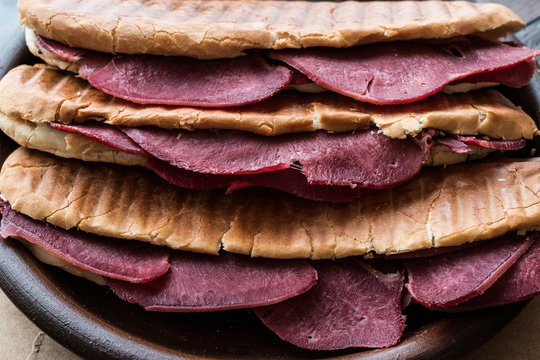Dilli Kasarli / Beef Tongue Sandwich.