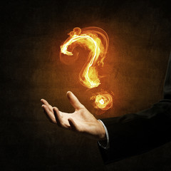 Question light sign