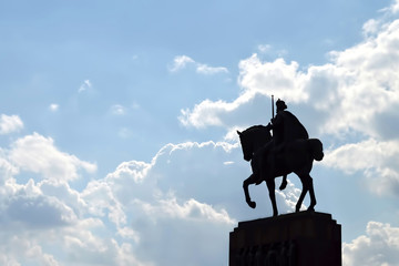 Statue of king Tomislav, Zagreb, Croatia