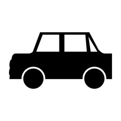 Car icon. Automobile auto transportation and vehicle theme. Isolated design. Vector illustration