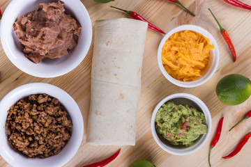 Beef tortilla.