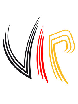 Flag germany germany cool vip logo design line lines pattern very important person