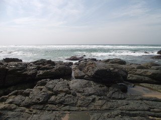 Fototapeta na wymiar Beach rocks
