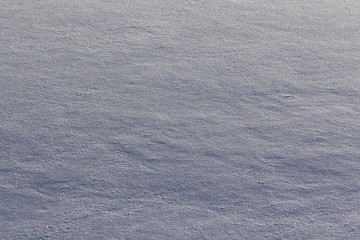 Surface of snow with texture for use as background
