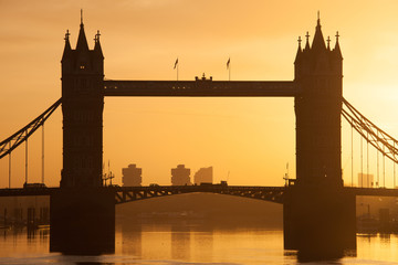 Tower Bridge at dusk ,London United Kingdom