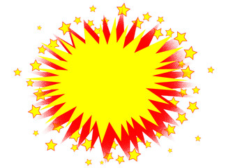 Cartoon Yellow Splash