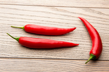 red chili pepper on the table