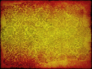 yellow red vintage background