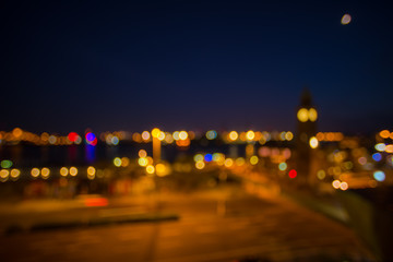 Blurred night cityscape - 129040167
