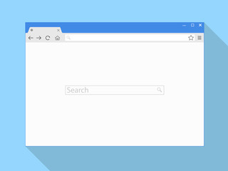 Browser window. Browser vector illustration. Browser in flat style. Web browser concept. Internet browser image. Browser mockup. Browser screen design. - stock vector