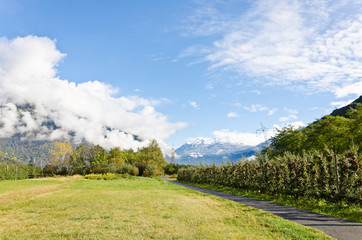 Clouds in the Alps