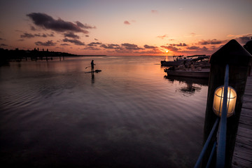 Paddling into the Sunset