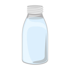 Bottle icon. Machine tool instrument farm and agriculture theme. Isolated design. Vector illustration