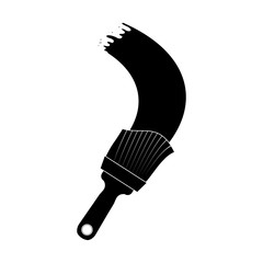 paint brush tool icon image vector illustration design 